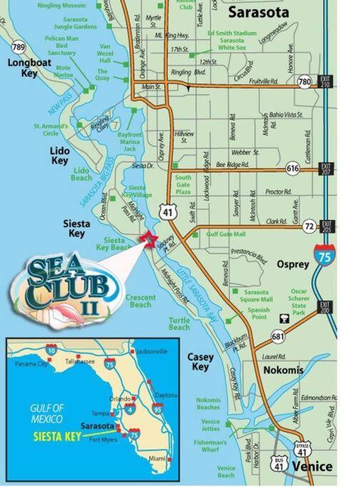 Siesta Key Condo - On The Water ! Exterior foto